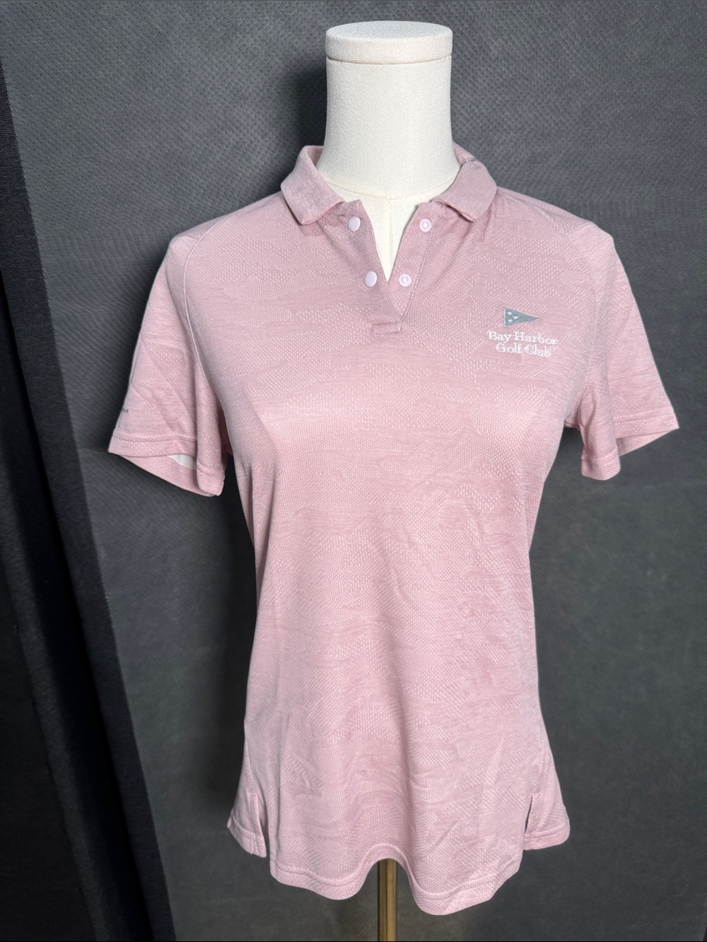 Andie Dusty Pink Polo Crop Top